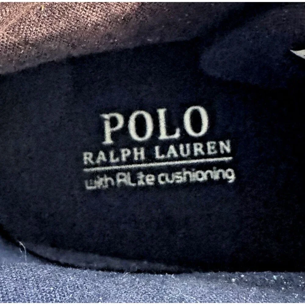 Polo Ralph Lauren Talin Navy Corduroy Chukka Boot Men's 10D Casual Lace Up Shoes